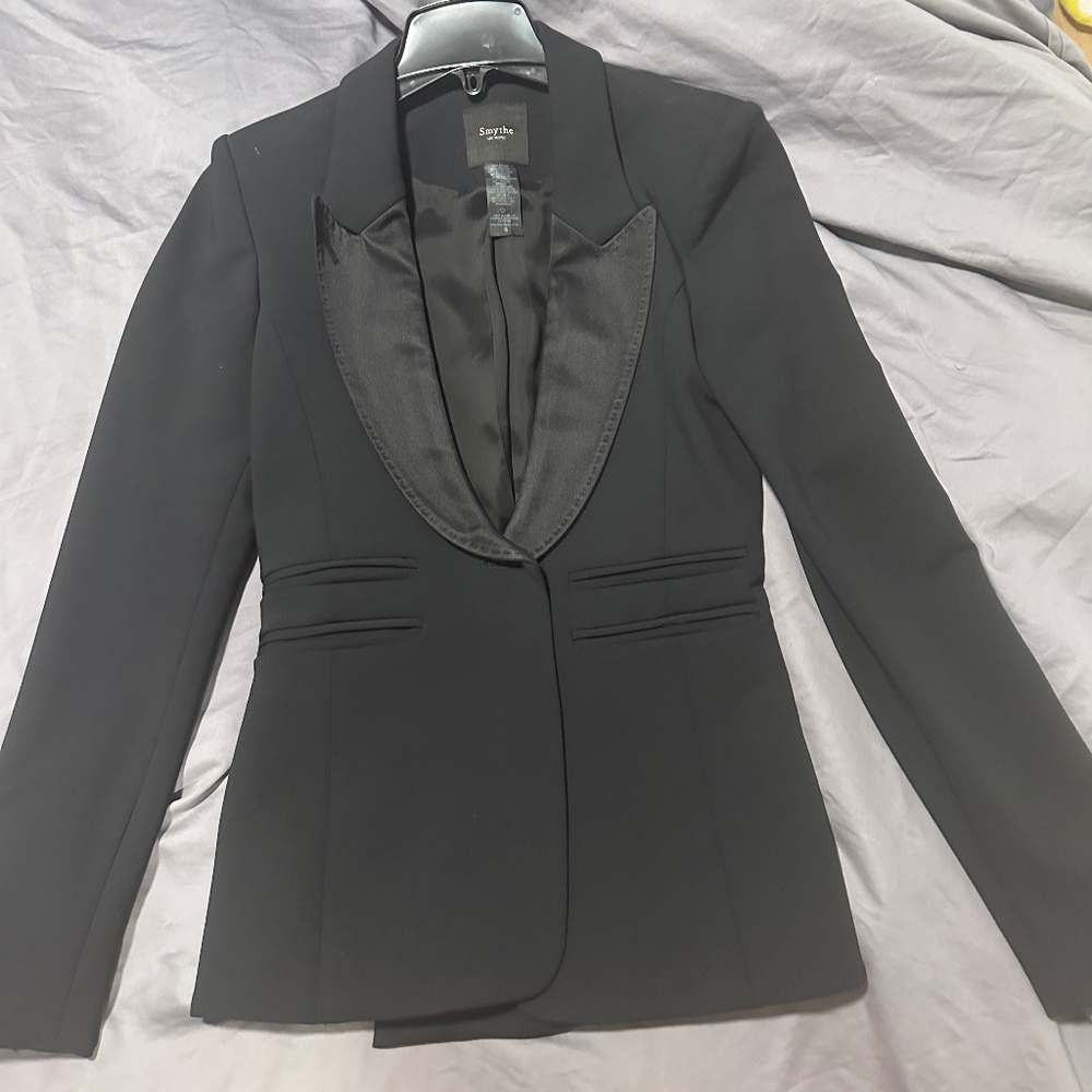 Smythe Tuxedo Peaked Lapel Blazer - NEW - Size 6
